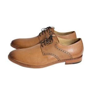 Warfield & Grand Sutton Brown Leather Oxford Dress Shoes